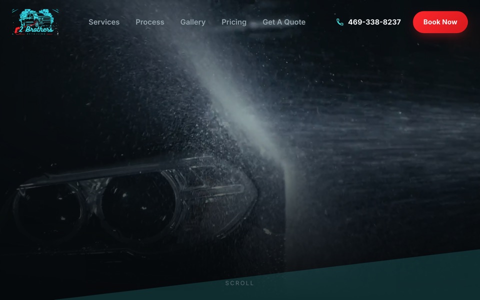 2 Brothers Detailing website